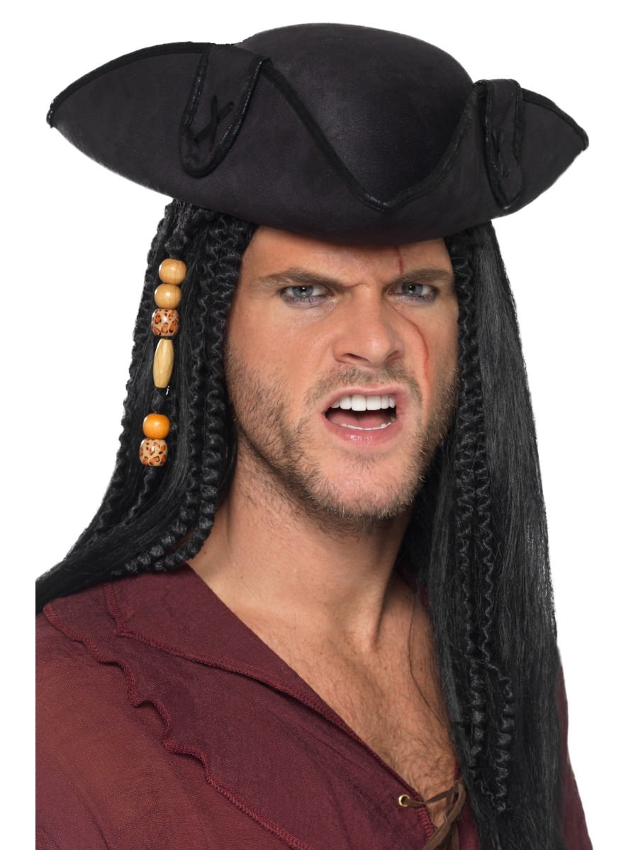 Click to view product details and reviews for Smiffys Tricorn Pirate Captain Hat Black Fancy Dress.