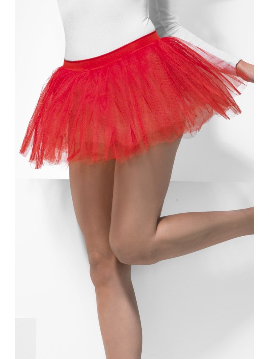 Photos - Fancy Dress Smiffys Tutu Underskirt, Red - 