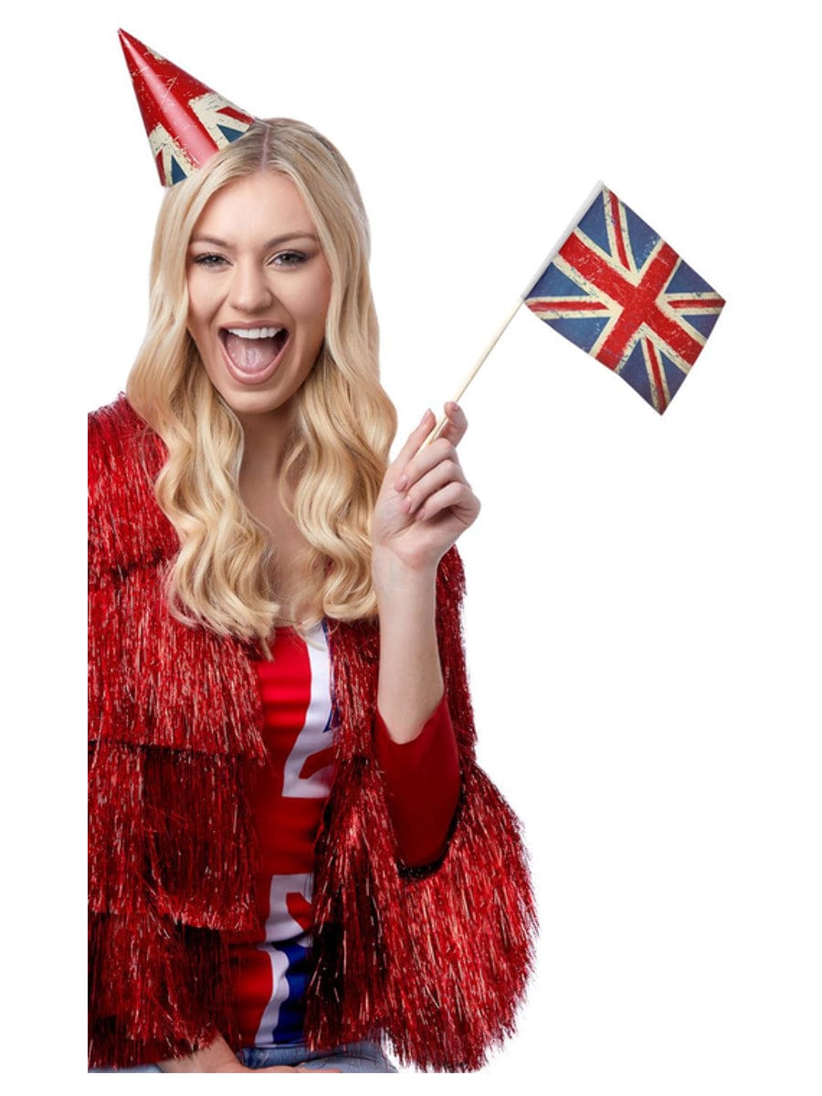 Click to view product details and reviews for Union Jack Vintage Style Print Handheld Flags.