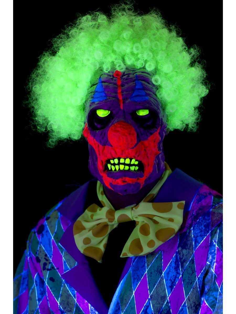 Click to view product details and reviews for Smiffys Uv Black Light Clown Mask Fancy Dress.