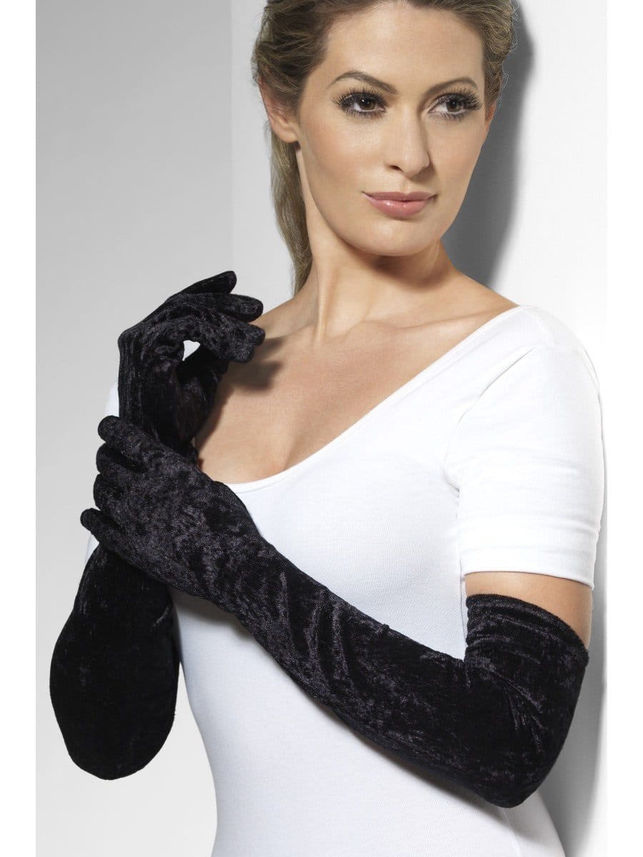 Click to view product details and reviews for Smiffys Velveteen Gloves Fancy Dress.