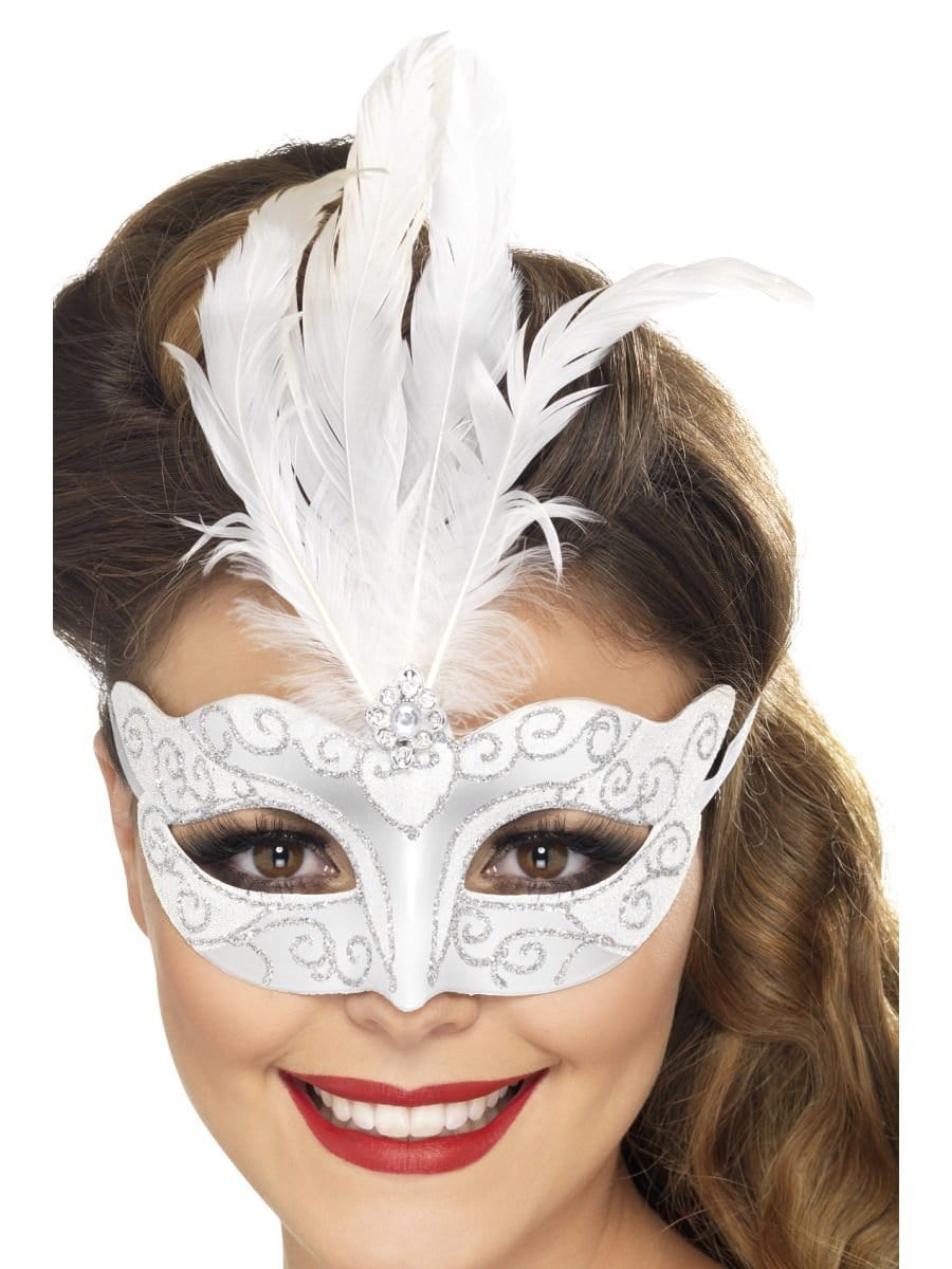 Click to view product details and reviews for Smiffys Venetian Glitter Eyemask Fancy Dress.