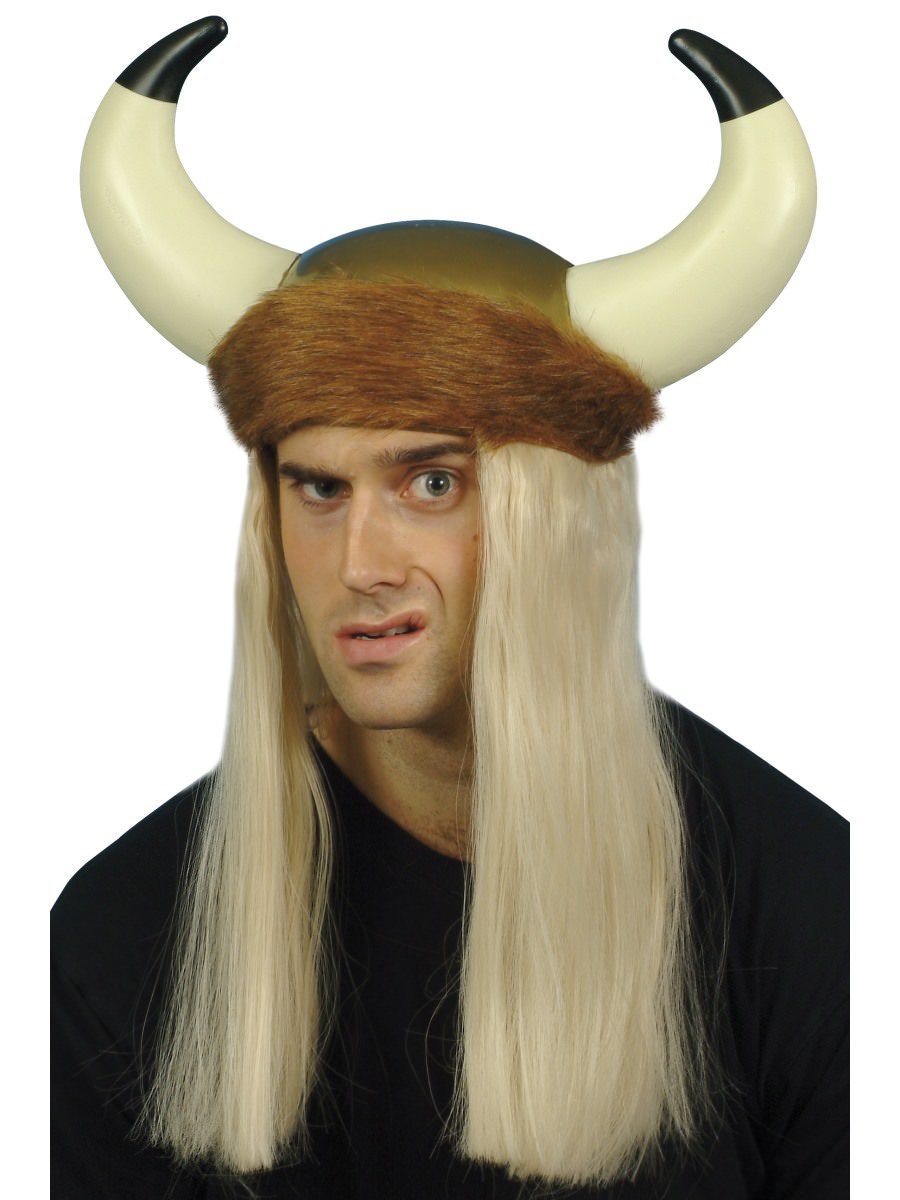 Click to view product details and reviews for Smiffys Viking Helmet Brown Fancy Dress.