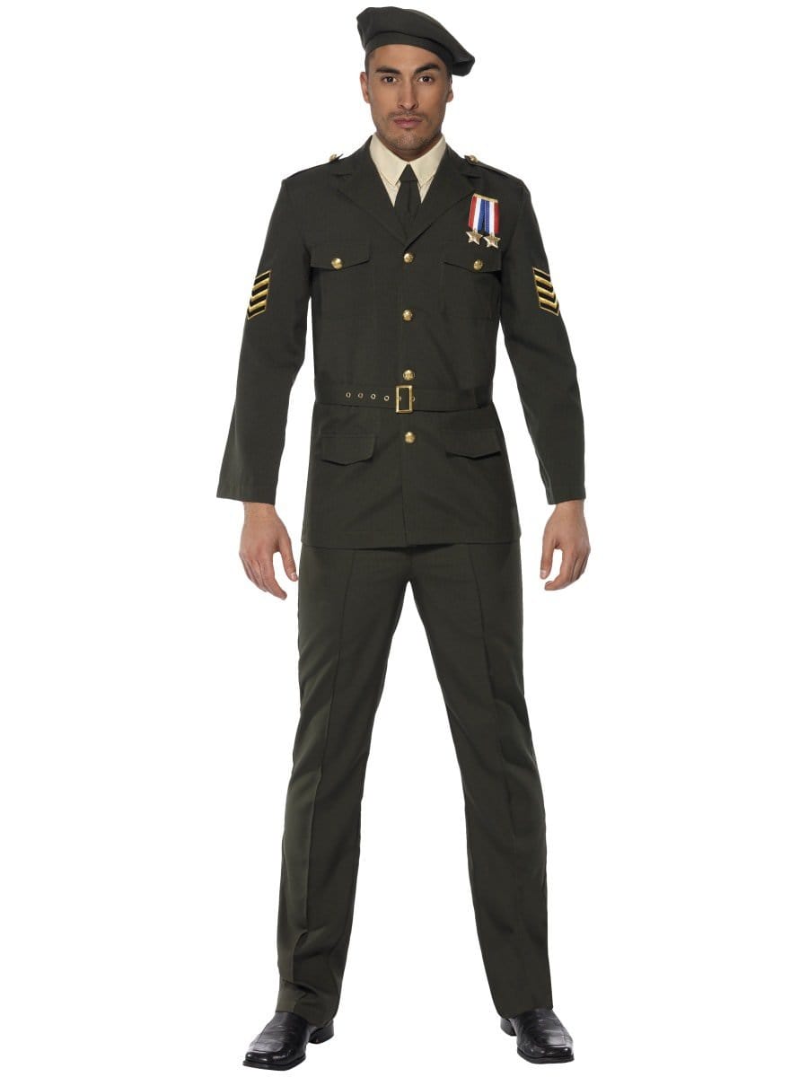 Smiffys Wartime Officer Fancy Dress Medium Chest 38 40