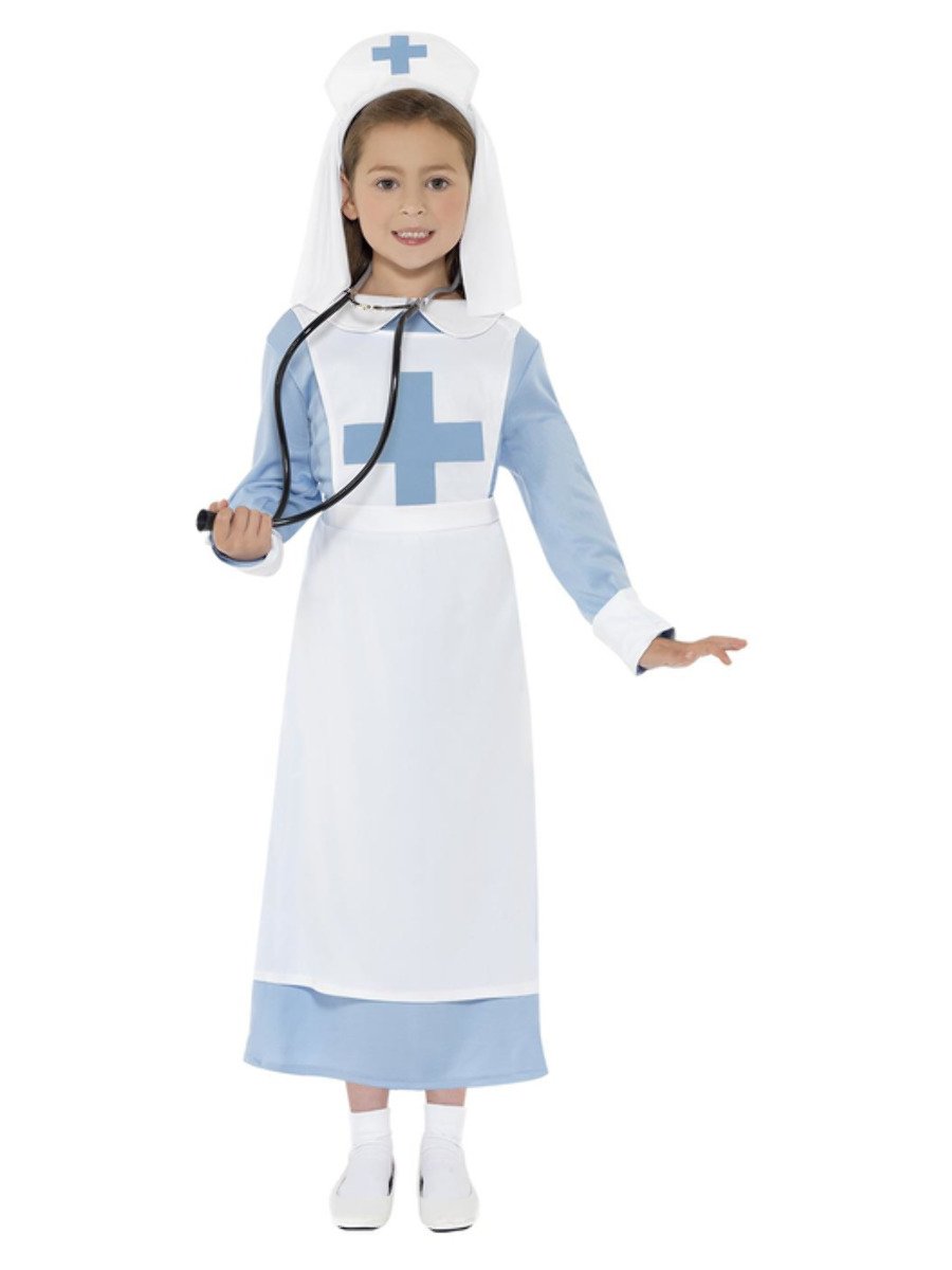 Smiffys Ww1 Nurse Costume Fancy Dress Tween Age 13 14