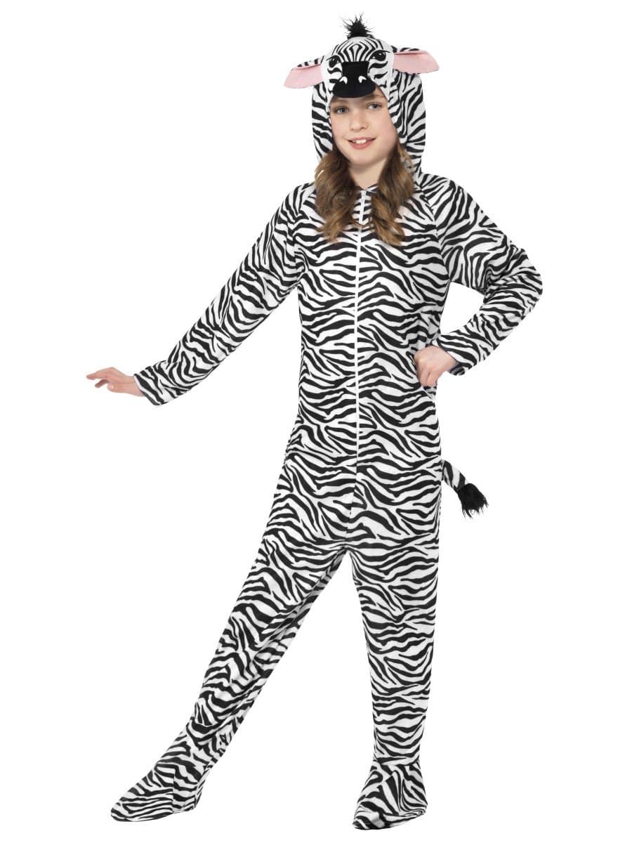 Photos - Fancy Dress Smiffys Zebra Costume, Child - , Small (Age 4-6)