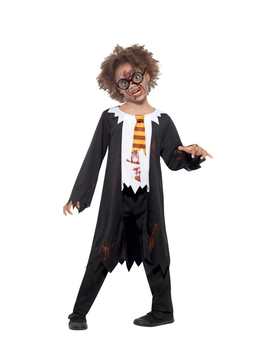 Photos - Fancy Dress Smiffys Zombie Student Child Costume - , Large (Age 10-12)