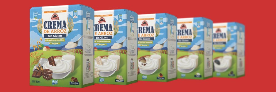 Crema de Arroz sin Gluten - 500 gr - PonteMASfuerte