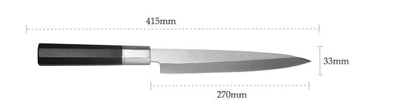11-inch professional fish filleting yanagiba knife