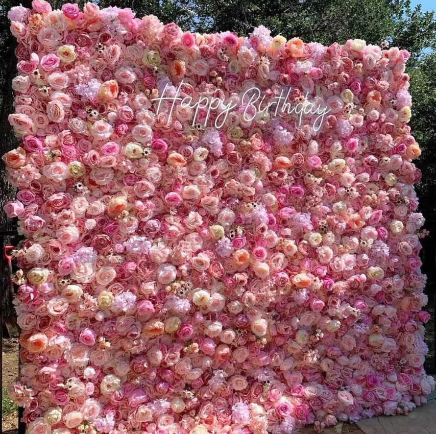 Flower Walls for Events, Real Flower Walls