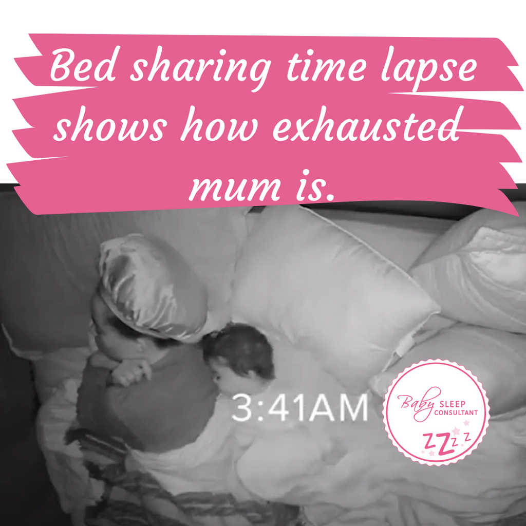 Bed Sharing Time Lapse Shows How Exhausted Mum Is