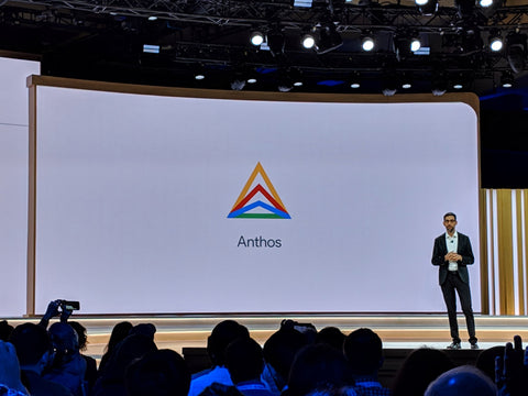El CEO de Google presentando Anthos en Google Next 2019 en San Francisco - Yeswelab Blog