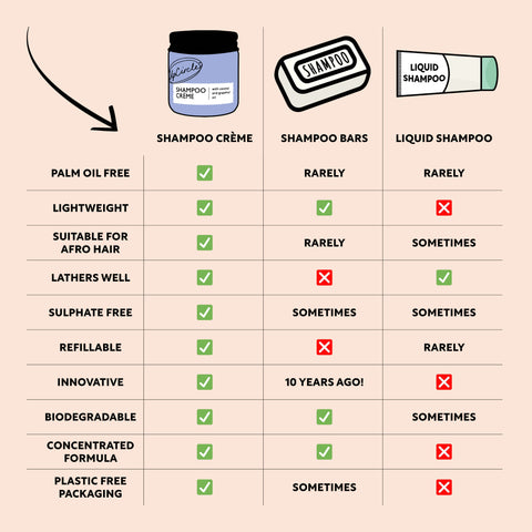 Shampoo infographic
