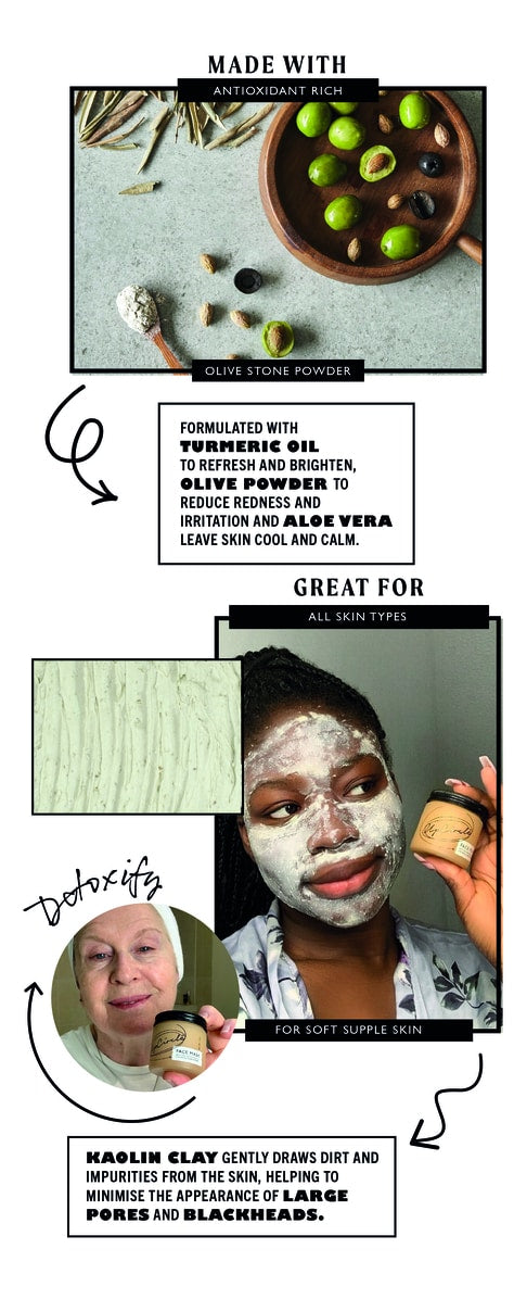 Kaolin Clay Face Mask for Blackheads & Acne - Beauty