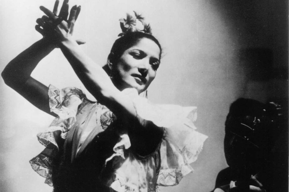 Artista flamenca Carmen Amaya