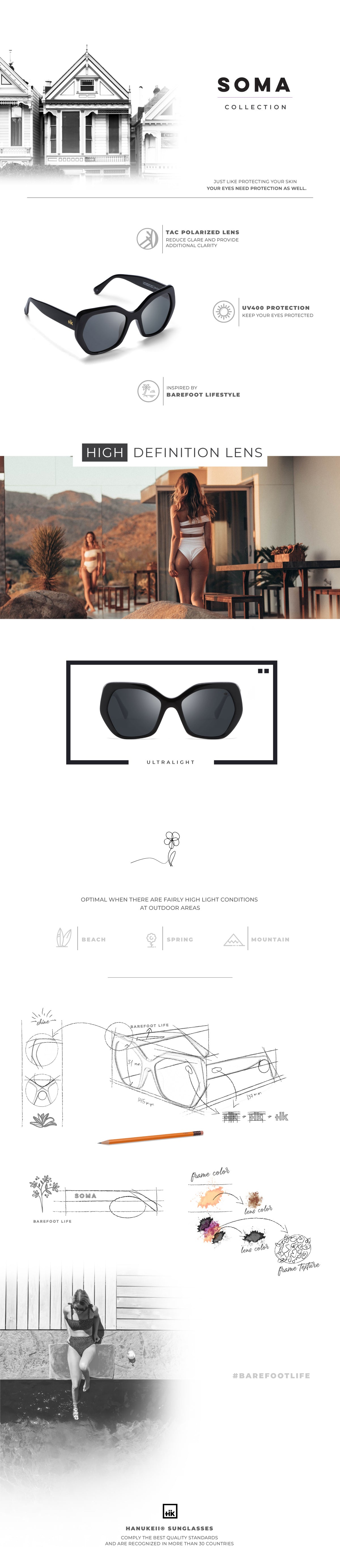 Gafas de Sol para mujer polarizadas modelo SoMa