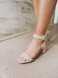 Blest Smooth Heel in Beige | CL by Laundry
