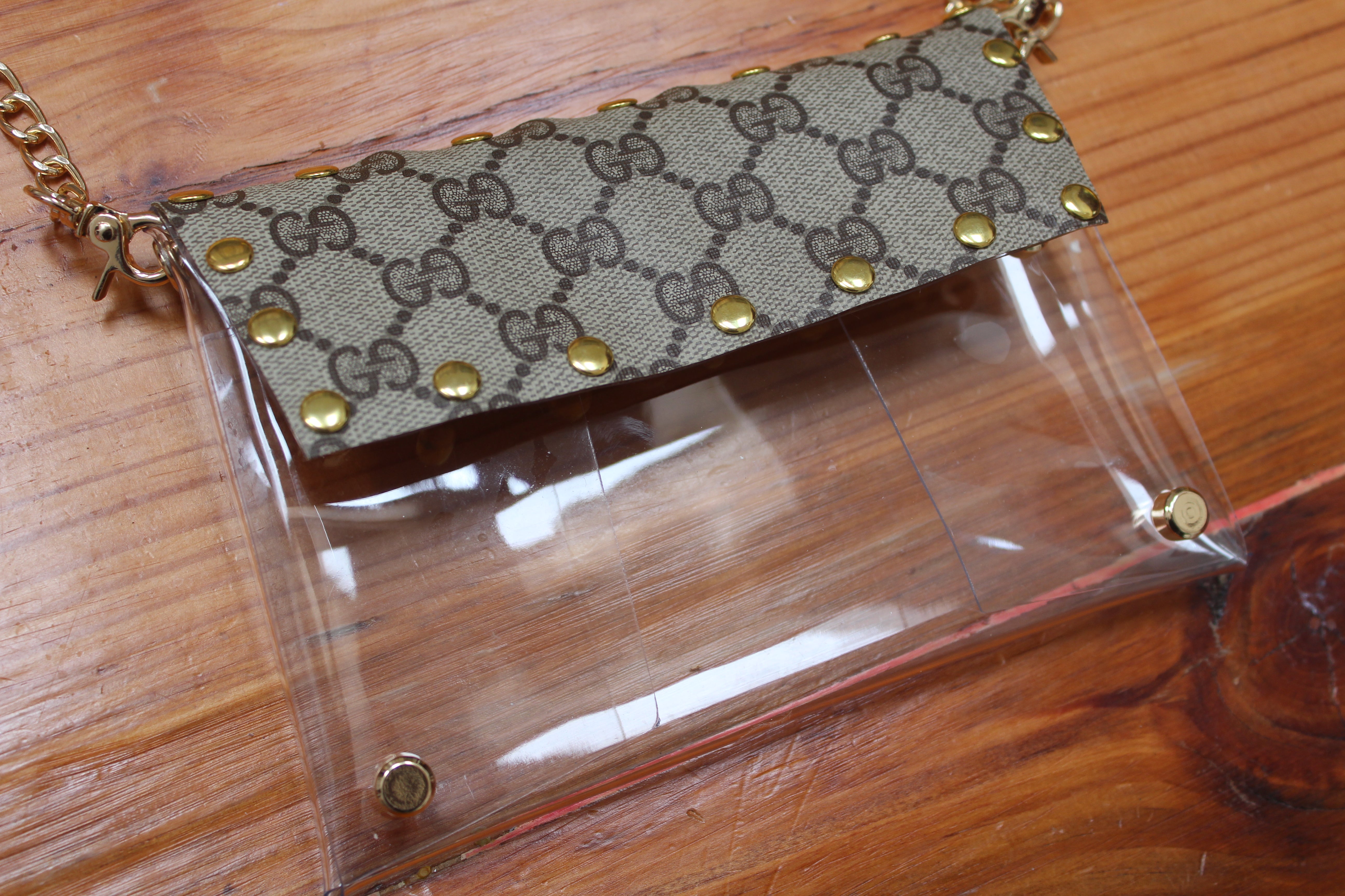 gucci clear purse