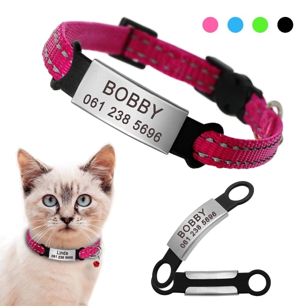 Collier Chat Elastique Personnalise Chiens Chats Boutique