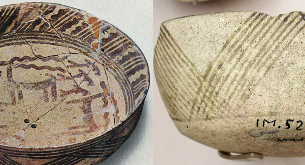 Pottery 7000-6000 B.C.E Uruk Hassuna.