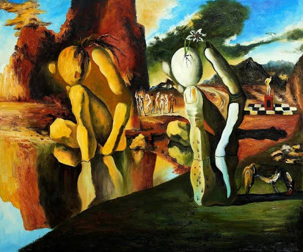 Metamorphosis of Narcissus - Salvador Dali