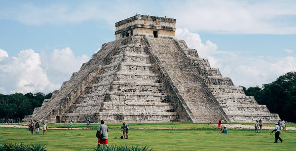 Geometric Mayan Temple