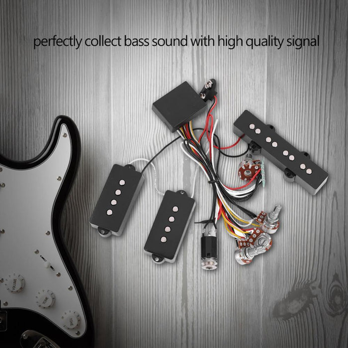 Electric Bass Preamp Wiring Circuit Pickup — Musicwaker