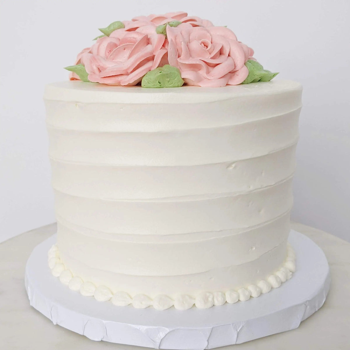 Wedding Cake- Single Tier – Celebrity Cake Studio