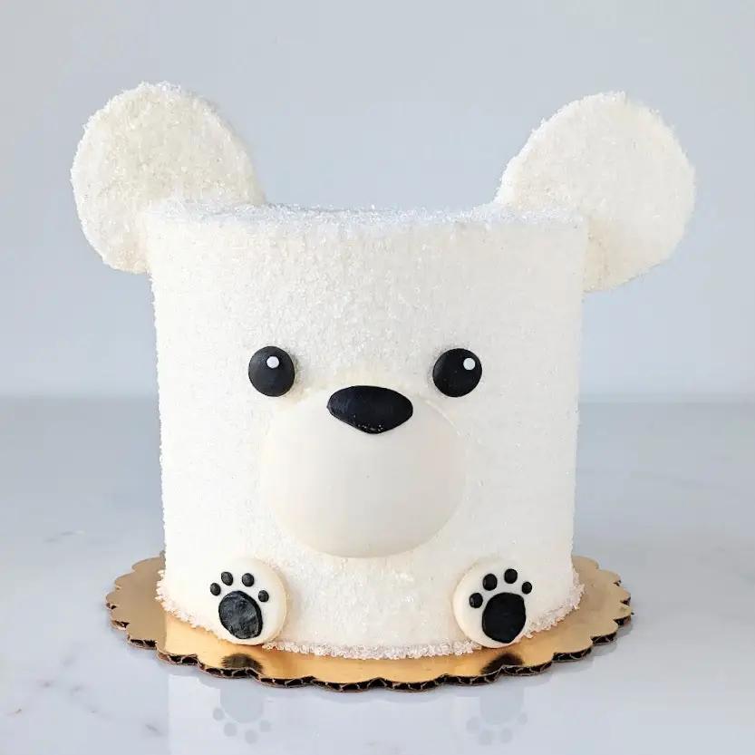 Teddy Bear Cake and Cupcakes | Violets & Vanilla