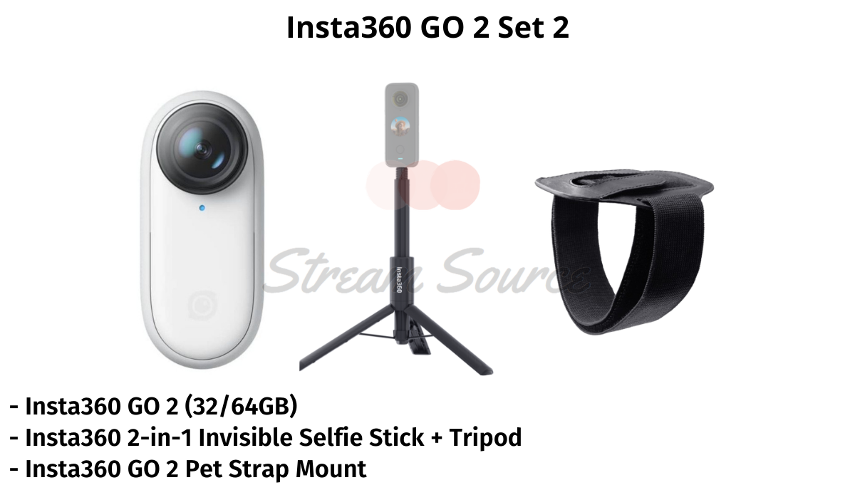 Insta360 GO 2 Set 2 Action Camera