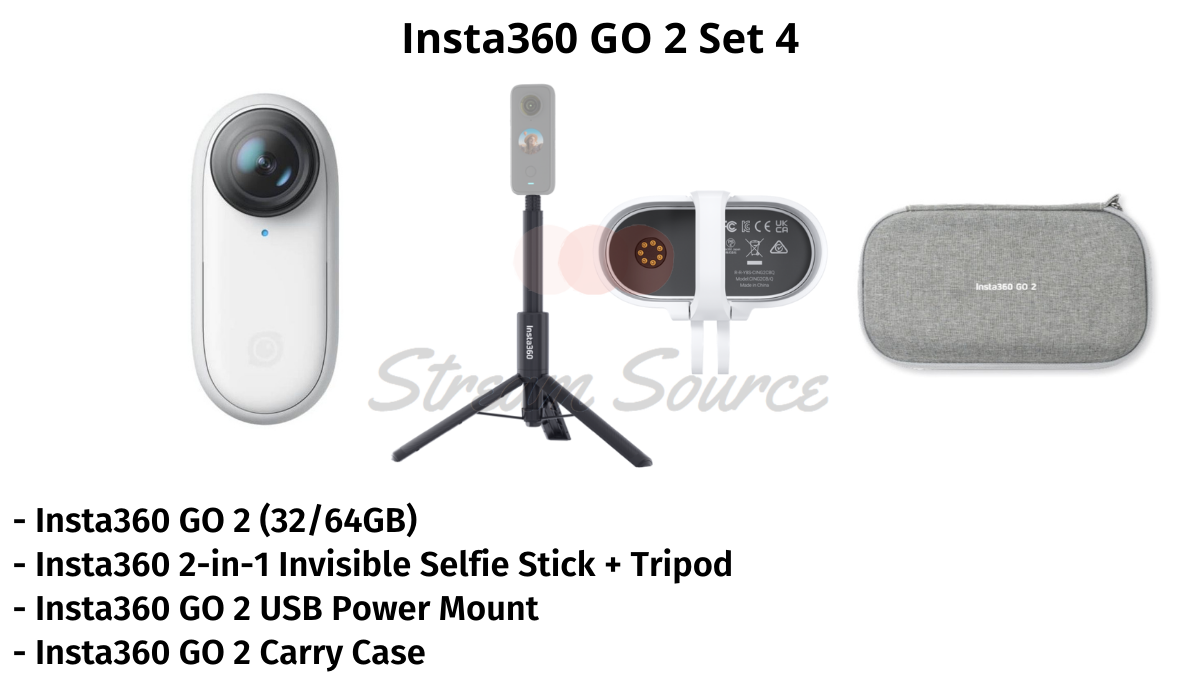 Insta360 GO 2 Set 4 Action Camera