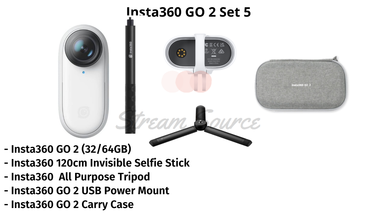 Insta360 GO 2 Set 5 Action Camera