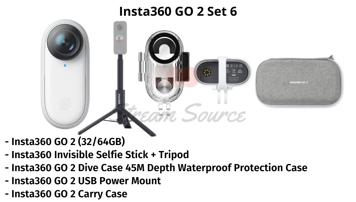 Insta360 GO 2 Set 6 Action Camera