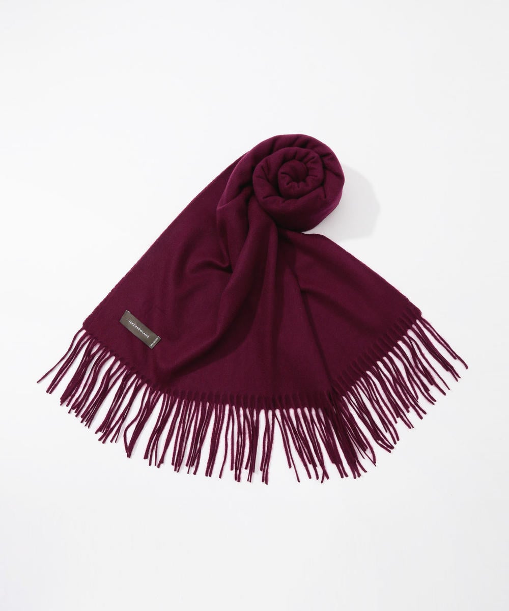 red cashmere scarf