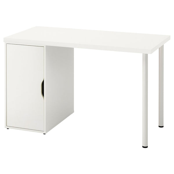 LAGKAPTEN / MITTBACK escritorio, blanco/abedul, 140x60 cm - IKEA
