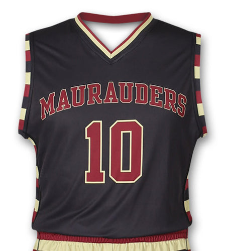 Dynamic Team Sports 'Maurader' Custom Sublimated Basketball Jersey (100-MAUR)