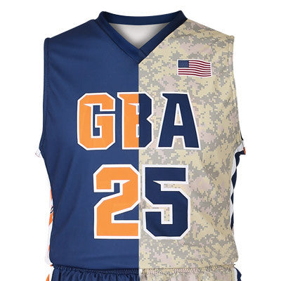 Dynamic Team Sports Custom Sublimated Reversible Basketball Game Jersey (100-REV)