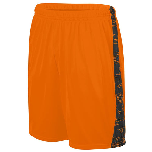 Augusta Sportswear Sleet Training Shorts (1430-C), Color 'Power Orange/Black'