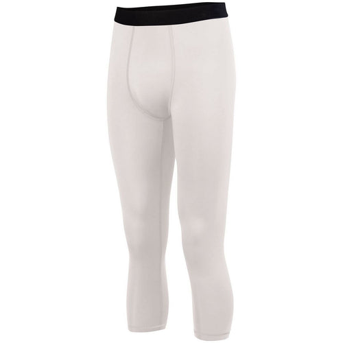 Augusta Sportswear Youth Hyperform Compression Calf-Length Tight (2619), Color 'White'