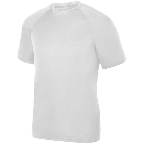 Augusta Sportswear Youth Attain Wicking Raglan Sleeve Tee (2791), Color 'White'