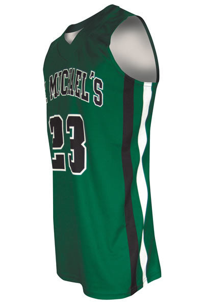 basketball jersey green design