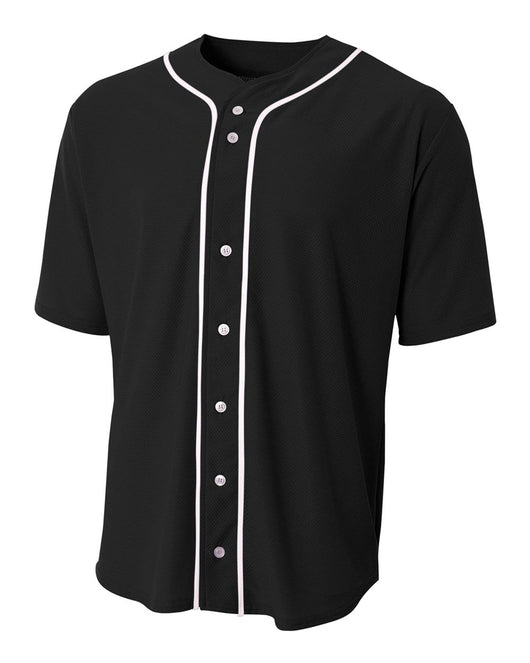 Full Button Baseball Jersey  Short Sleeve Button Down Shirts