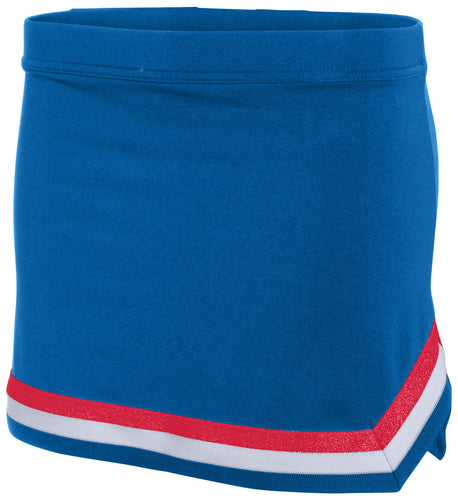 Augusta Sportswear Ladies Pike Skirt (9145), Color 'Royal/Red/White'