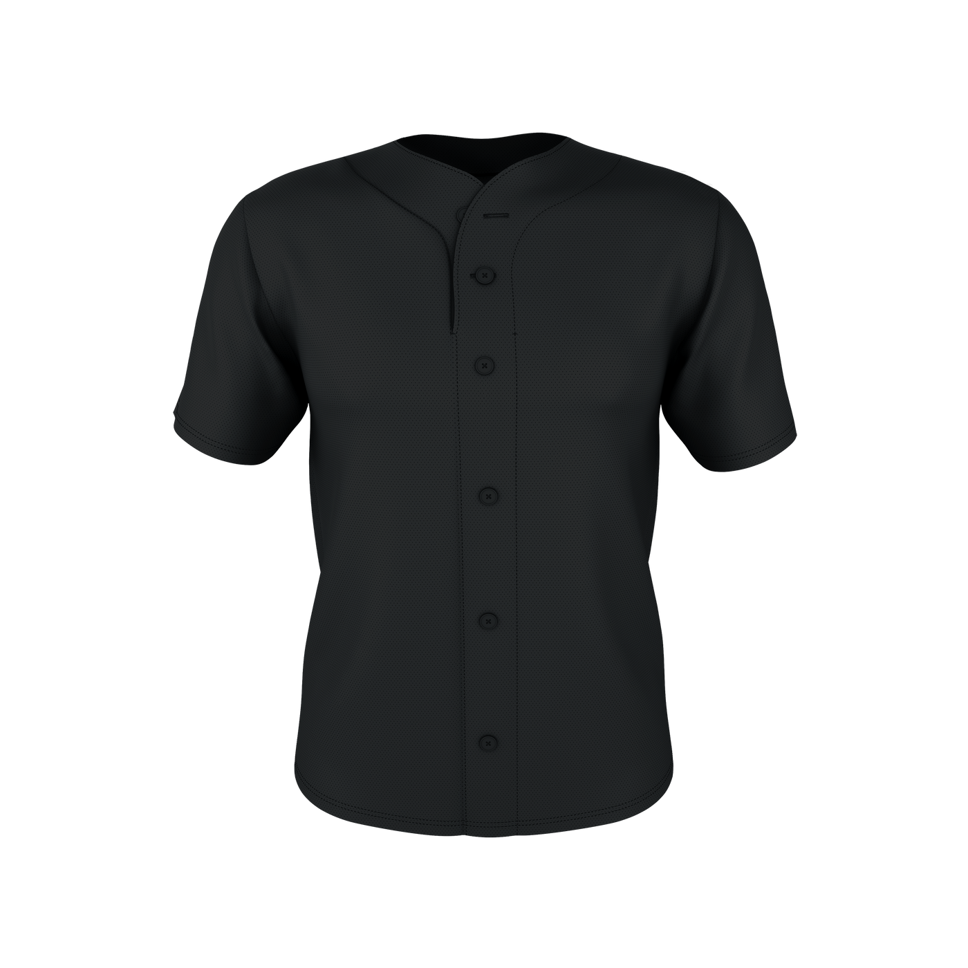 black baseball jersey back