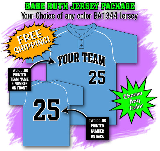 babe ruth baseball jersey