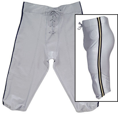 Athletic Knit Custom Made Pro Style Football Pant with Braided Side Trim (F509)