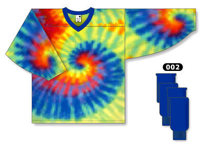 tie dye hockey jersey