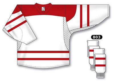 Athletic Knit Pro Series Team Canada 2010 White Jersey (H550C-803)
