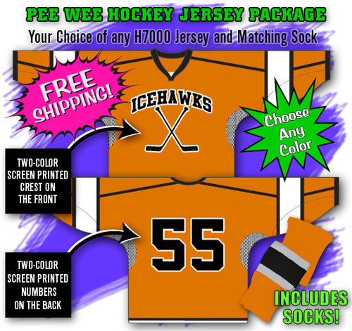 Athletic Knit Peewee Hockey Jersey Package (HOCPAK3)