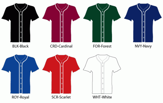 Control Series Premium - Adult/Youth All Star Custom Sublimated Button  Front Baseball Jersey